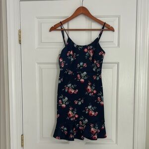 Aqua Brand Navy and White Dress